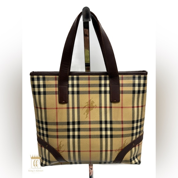 Burberry plaid Tote Bag - Picture 1 of 16